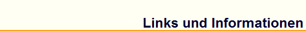 Links und Informationen
